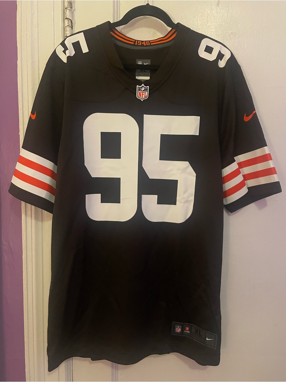 NFL Men's Cleveland Browns Myles Garrett Nike Jersey